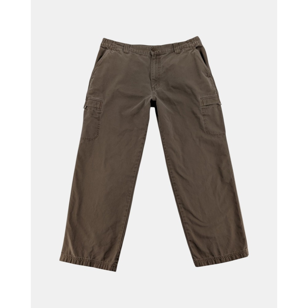 L.L.Bean Cargo Pants Men's 38x29 Brown Comfort Waist Utility Outdoor